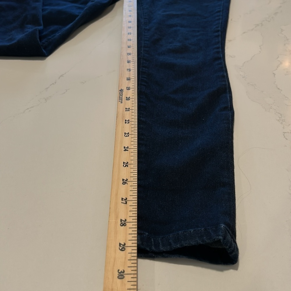 Second Yoga Jeans Dark Wash Skinny Fit 29" INSEAM Size 26 - Picture 8 of 12